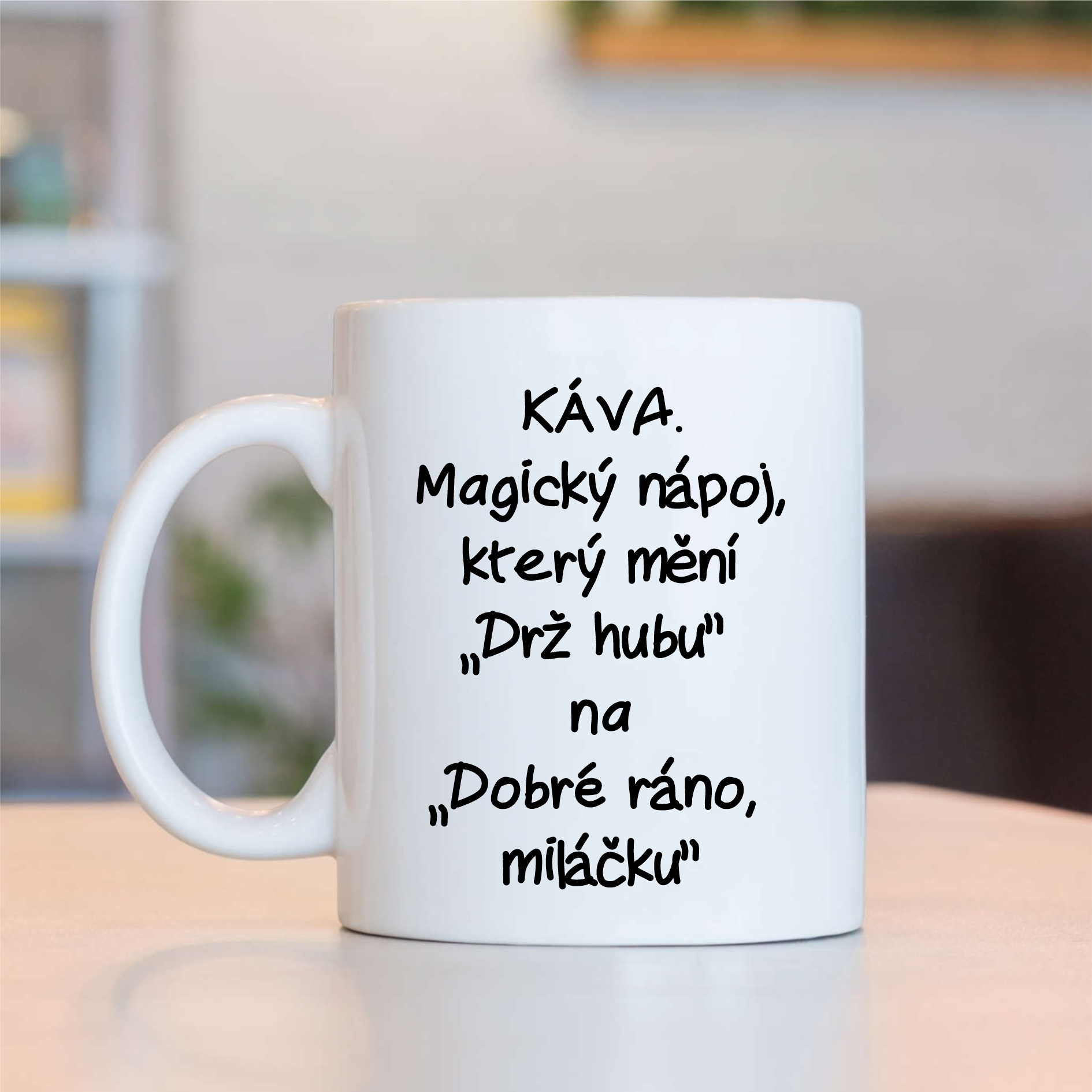 Hrnek Káva.Magický nápoj,...bez pozadí