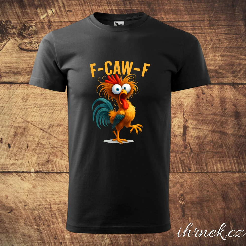 Tričko pánské F-CAW-F v.1 - černá - pánské XL