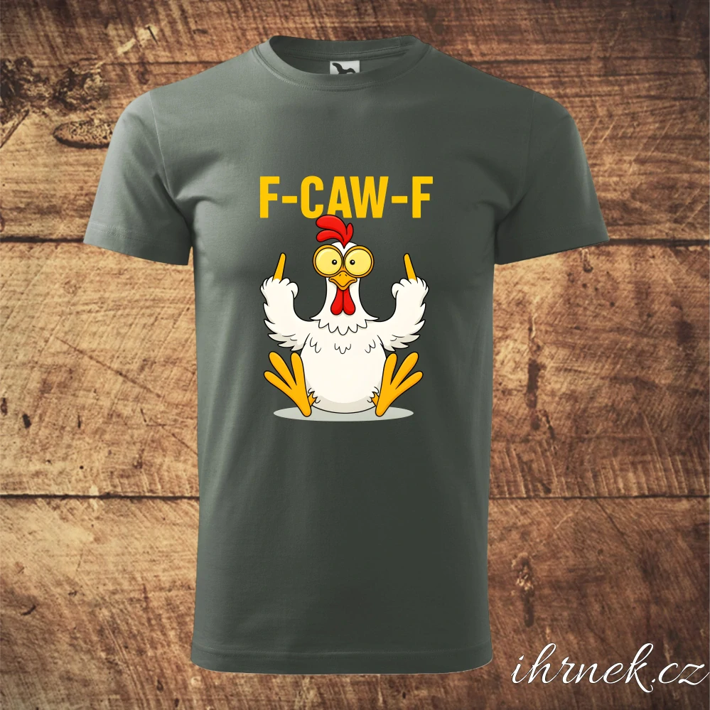 Tričko pánské F-CAW-F v.3 - tmavá břidlice - pánské M