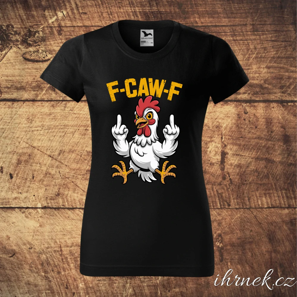 Tričko dámské F-CAW-F v.2 - černá - dámské L