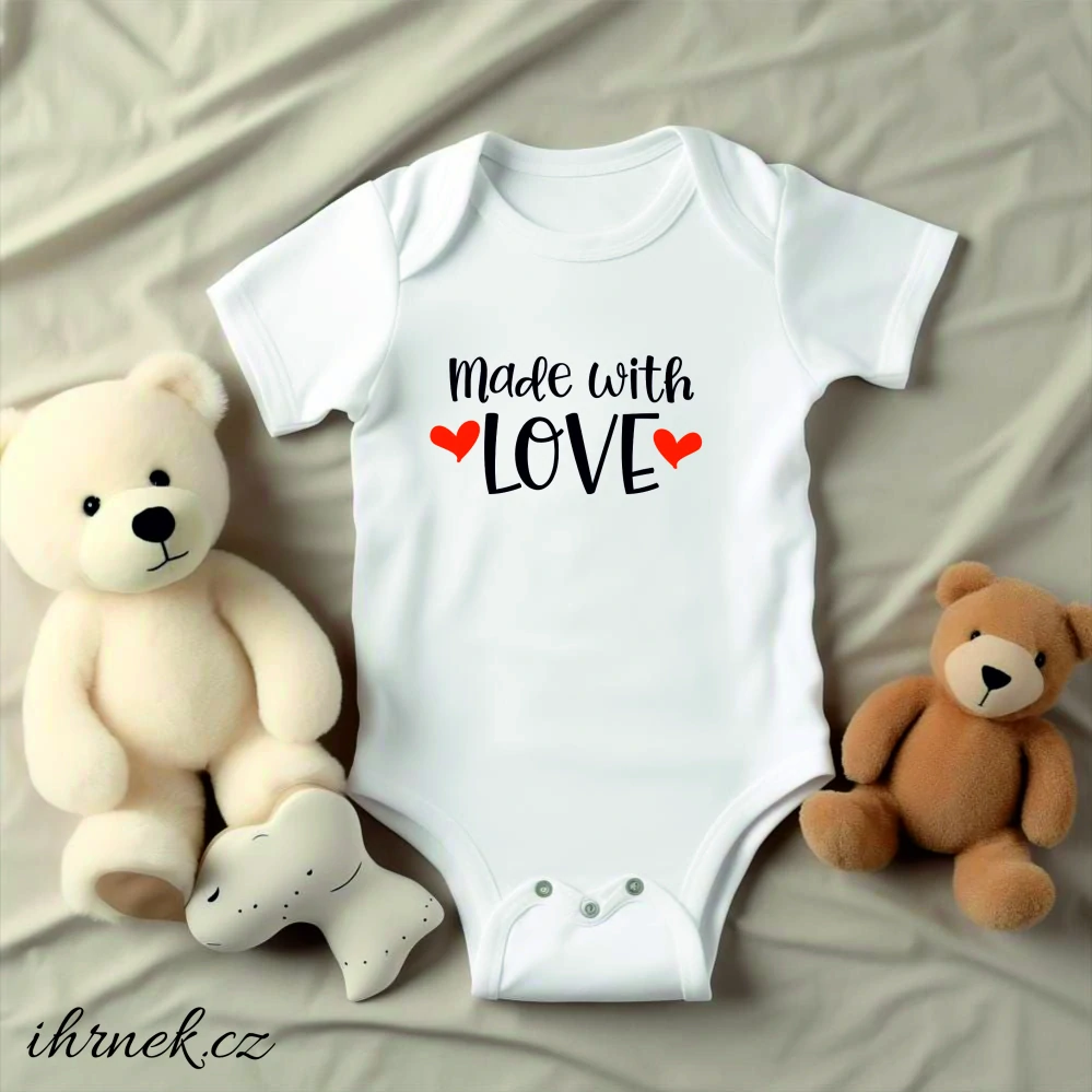Dětské body Made with love