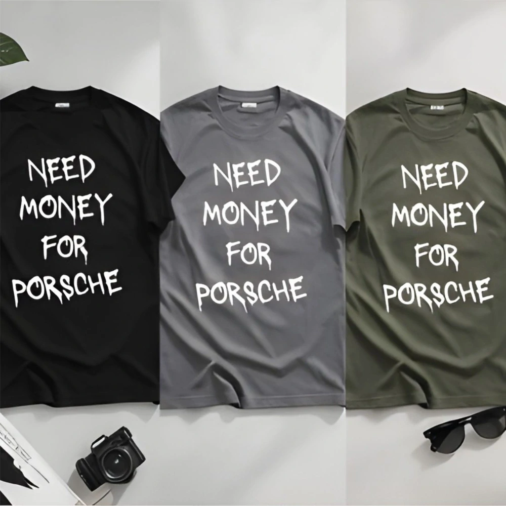 Tričko pánské Need Money For Porsche