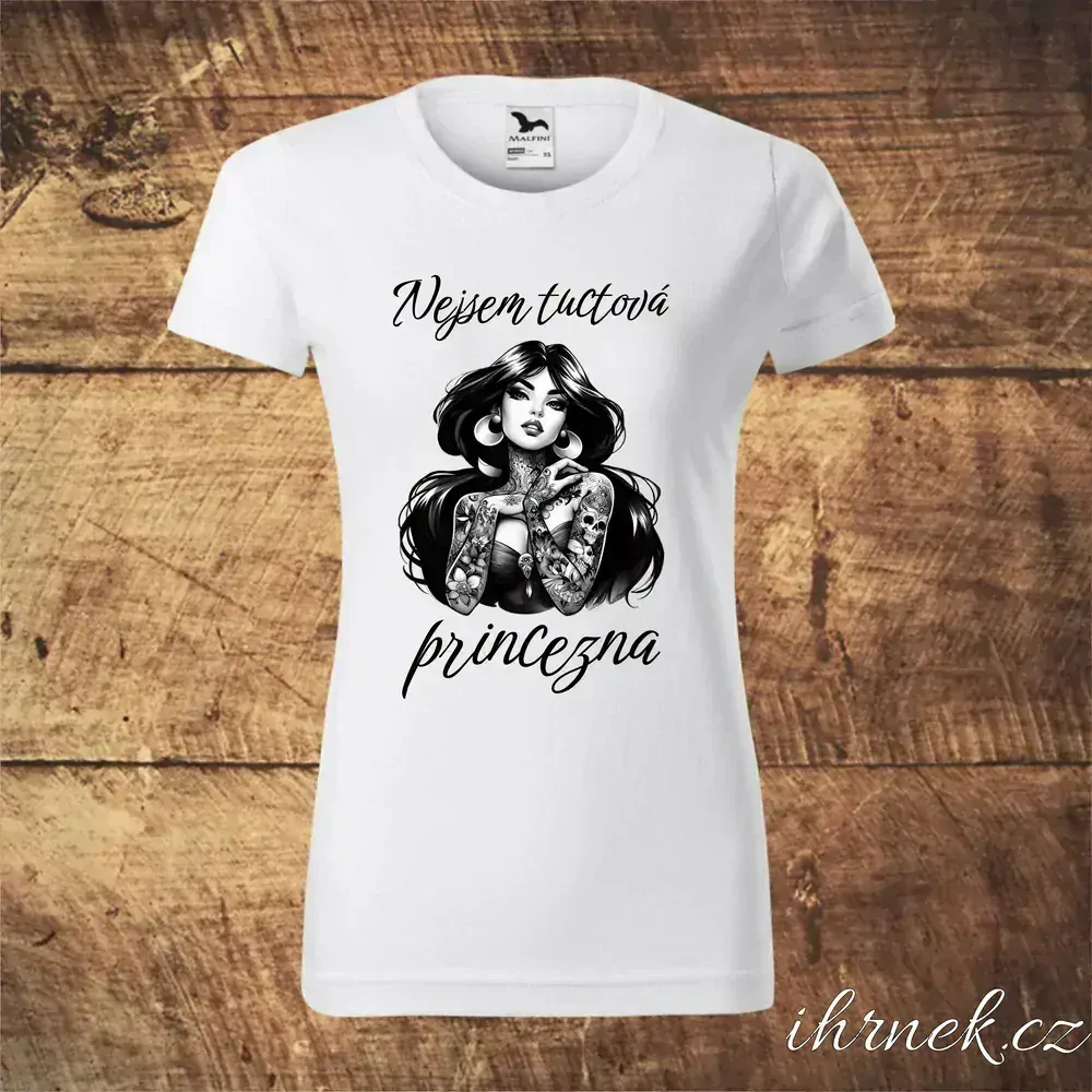Tričko dámské Nejsem tuctová princezna - Jasmine - var.1 - S