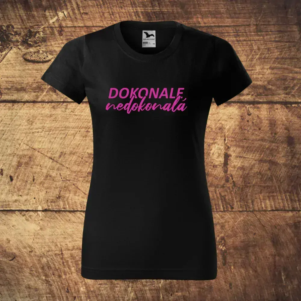 Tričko dámské Dokonale nedokonalá - dámská XL - bílá