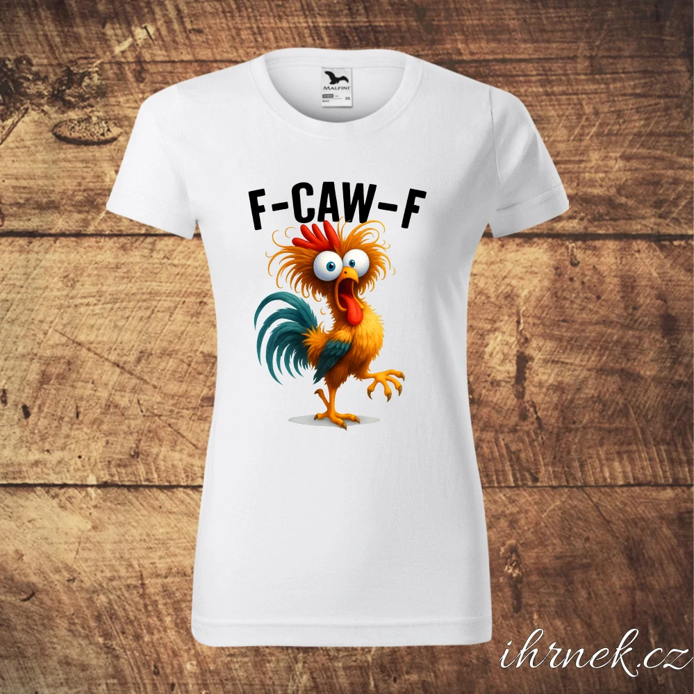 Tričko dámské F-CAW-F v.1 - světle šedý melír - dámské S