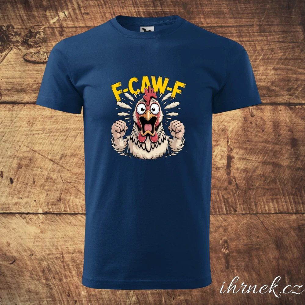 Tričko pánské F-CAW-F v.5 - tyrkysová - pánské 2XL