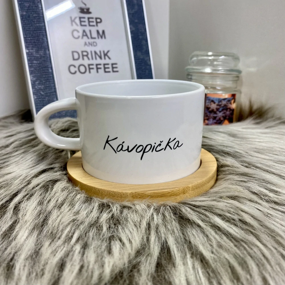 Hrnek makronka Kávopička