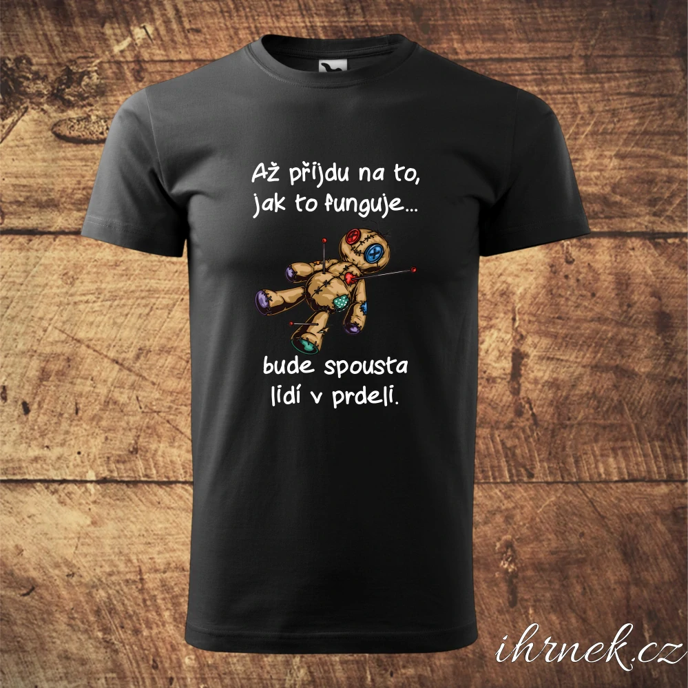 Tričko pánské Až přijdu na to, jak to funguje - bílá - pánské 3XL