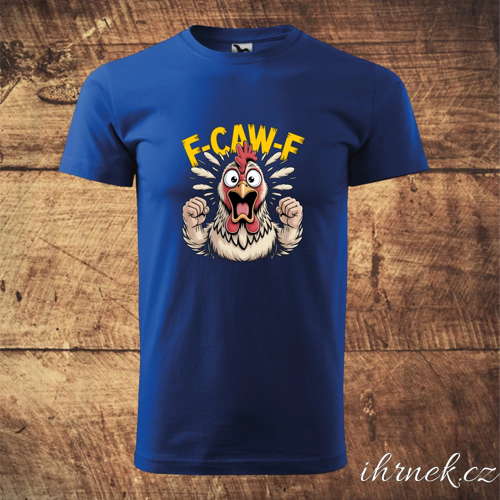 Tričko pánské F-CAW-F v.5 - tyrkysová - pánské 2XL