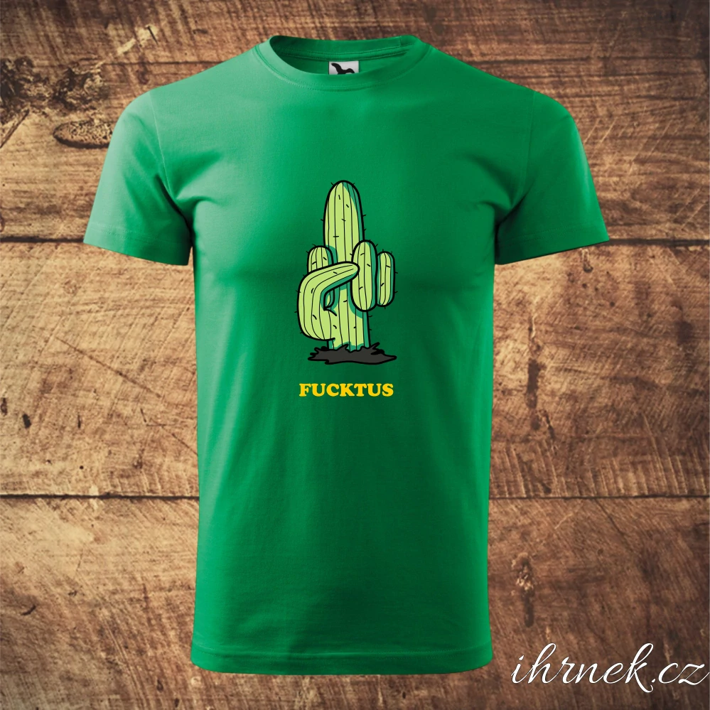 Tričko pánské Fucktus - černé - pánské L