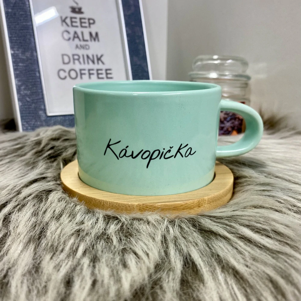 Hrnek makronka Kávopička