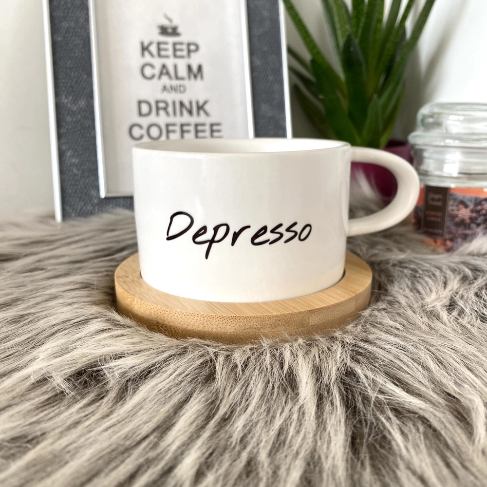 Hrnek makronka Depresso - mint