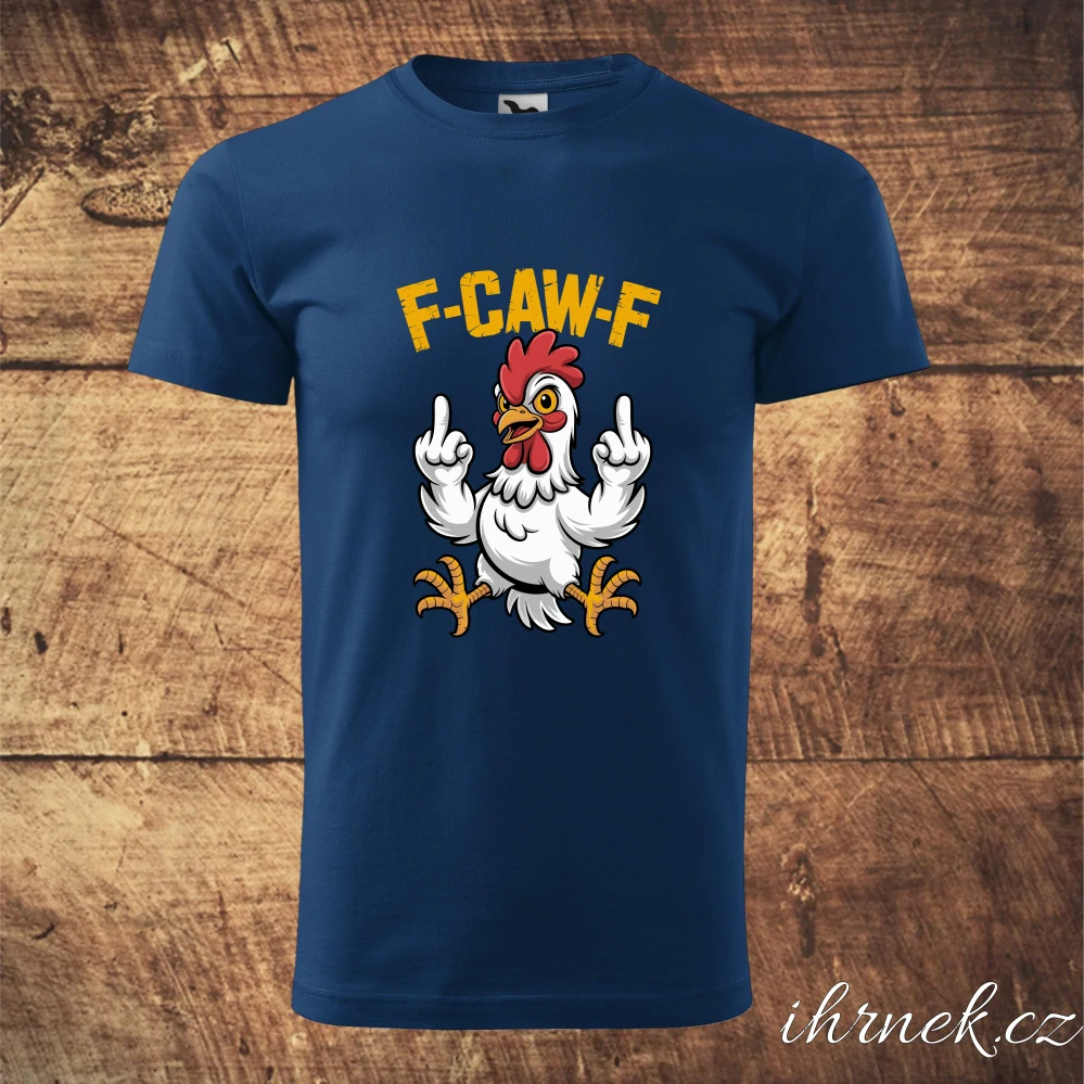 Tričko pánské F-CAW-F v.2 - královská modrá - pánské S