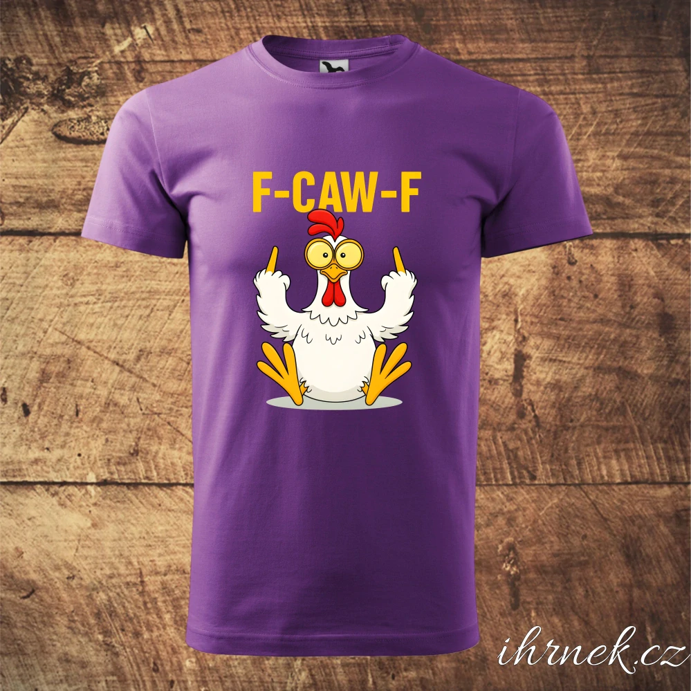 Tričko pánské F-CAW-F v.3 - středně zelené - pánské XL