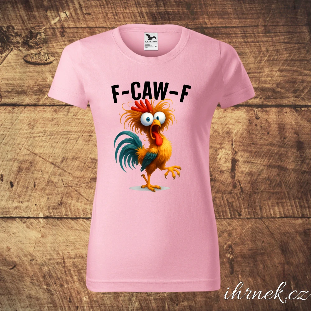 Tričko dámské F-CAW-F v.1 - světle šedý melír - dámské S