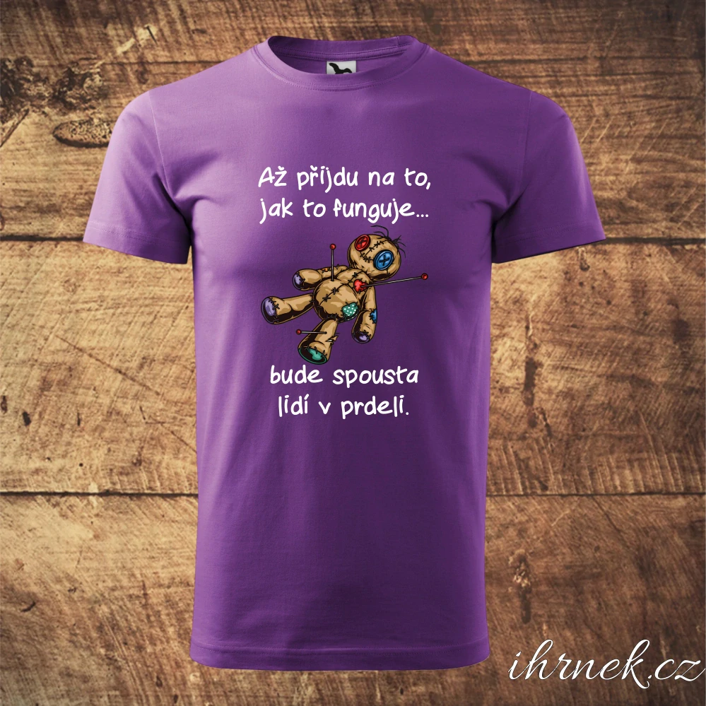 Tričko pánské Až přijdu na to, jak to funguje - bílá - pánské 3XL