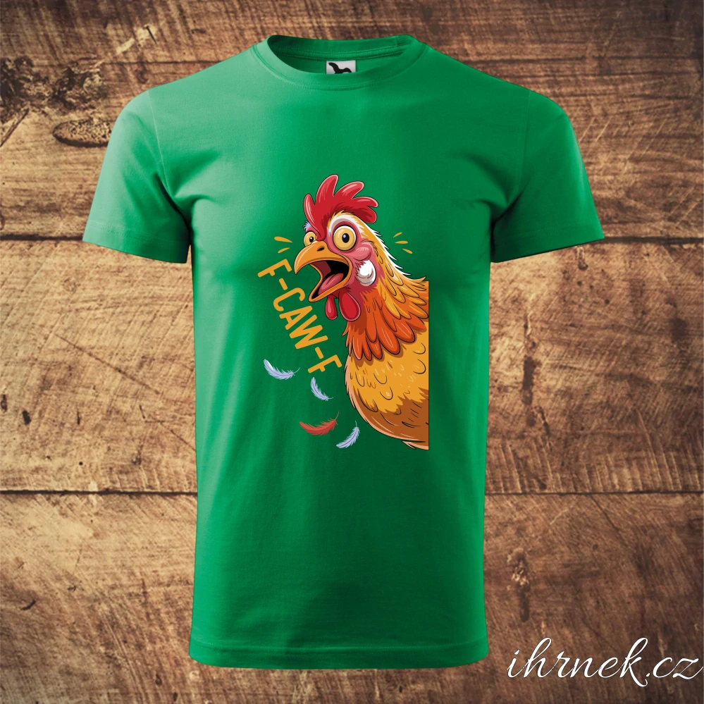 Tričko pánské F-CAW-F v.4 - bílá - pánské XL