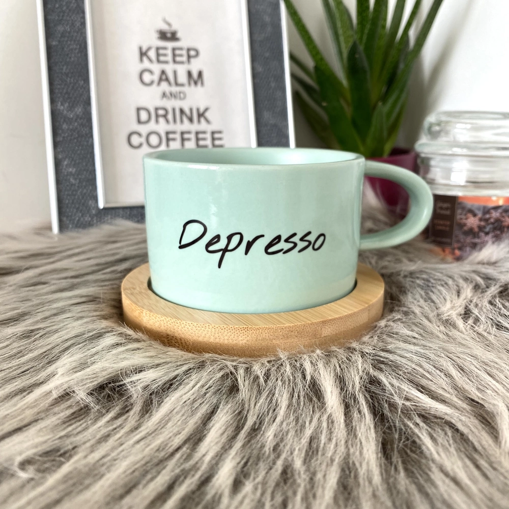 Hrnek makronka Depresso - mint