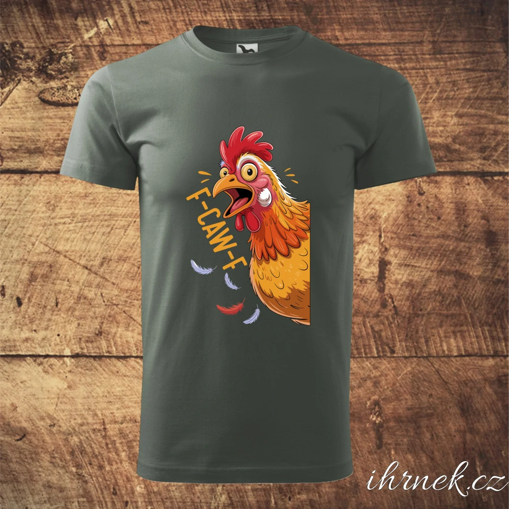 Tričko pánské F-CAW-F v.4 - bílá - pánské XL