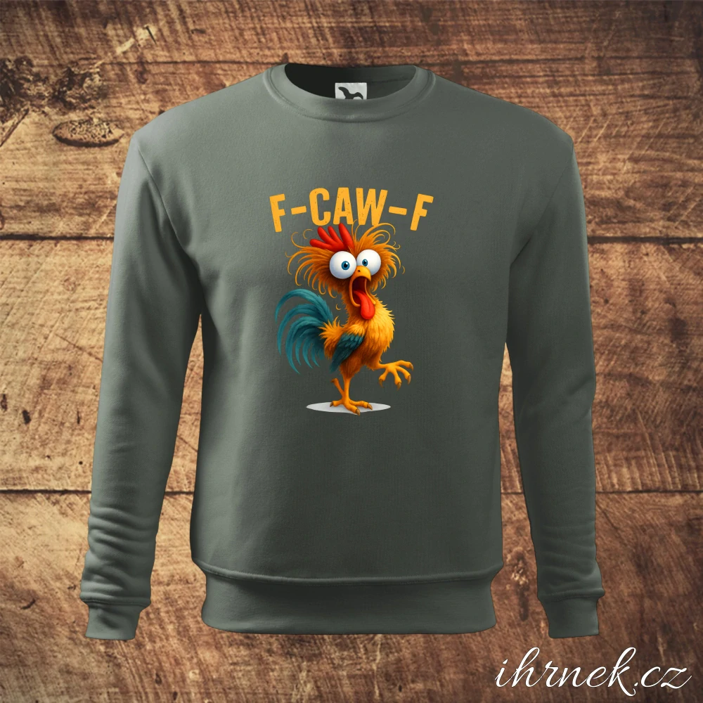 Mikina pánská F-CAW-F v.1 - bílá - pánské S