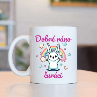 Hrnek Dobré ráno čuráci - králíček