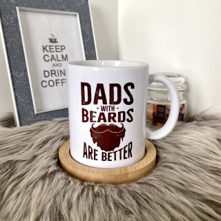 Hrnek Dads with Beards are better - II. jakost 025