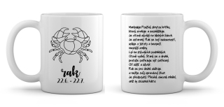 Hrnek Rak - špatné vlastnosti